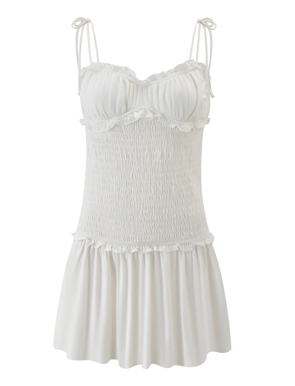 SAFIRA MINI DRESS - WHITE