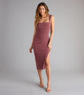 All Eyes Moment Sleeveless Midi Dress