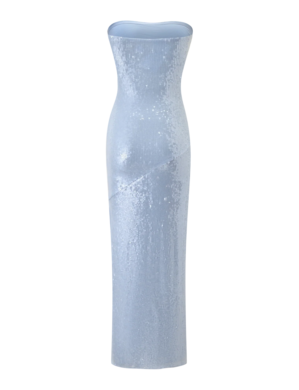 THEO SEQUIN MAXI DRESS - SOFT BLUE