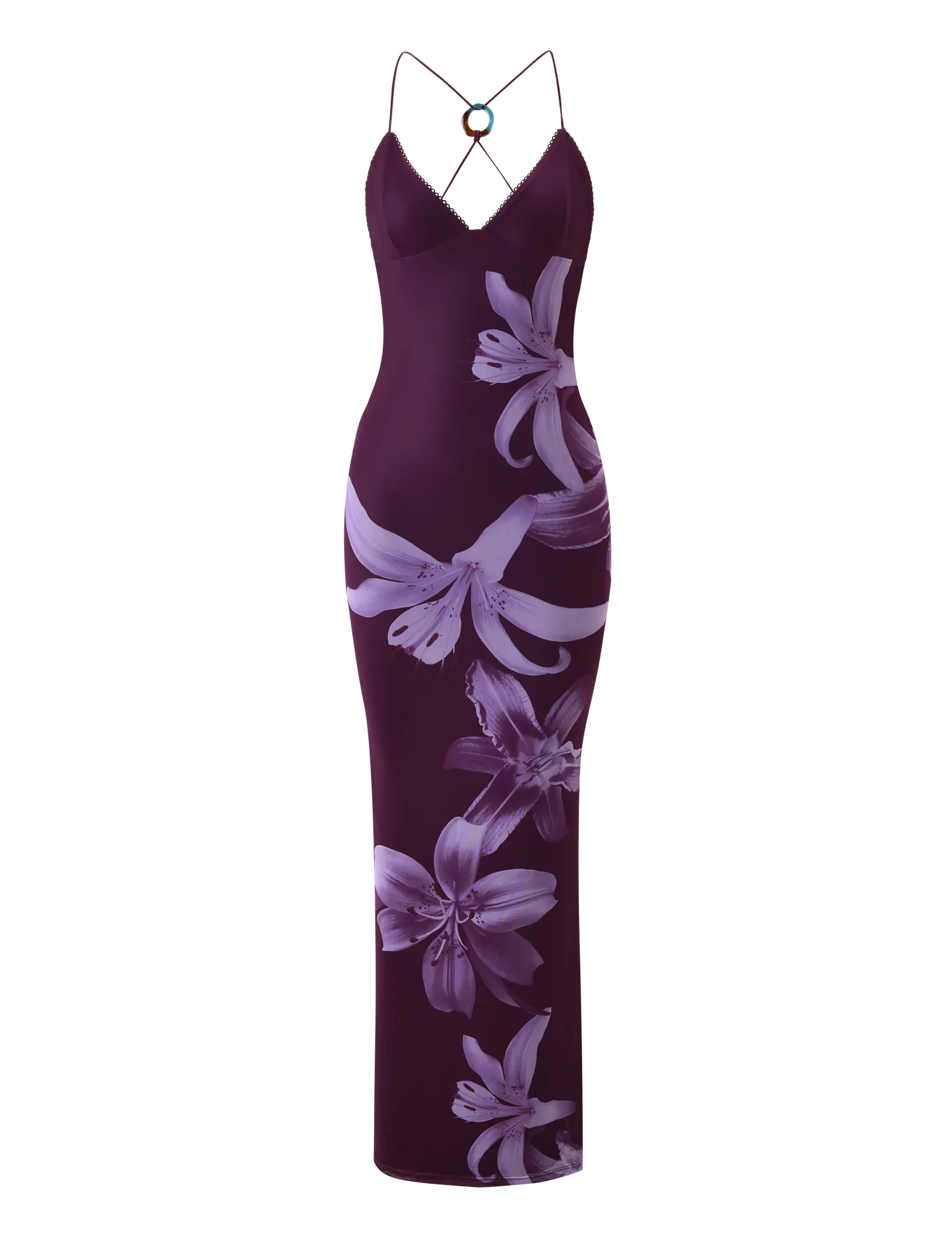 ORIELLE MAXI DRESS - PLUM ORCHID