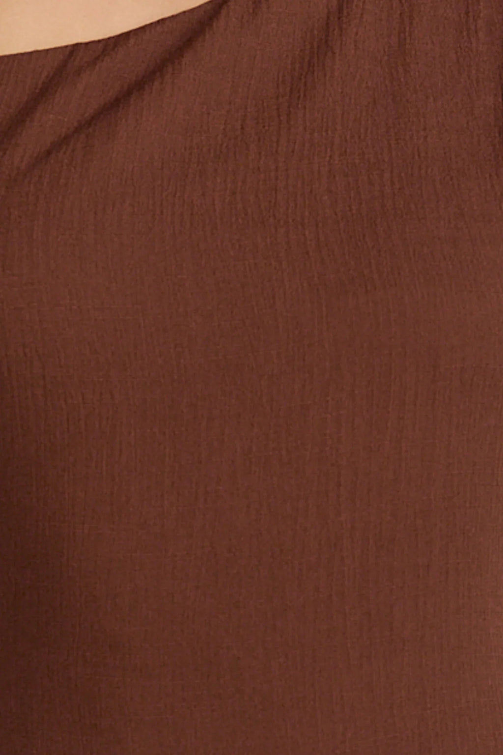 Aurelie Maxi Dress - Off Shoulder Column Dress in Chocolate