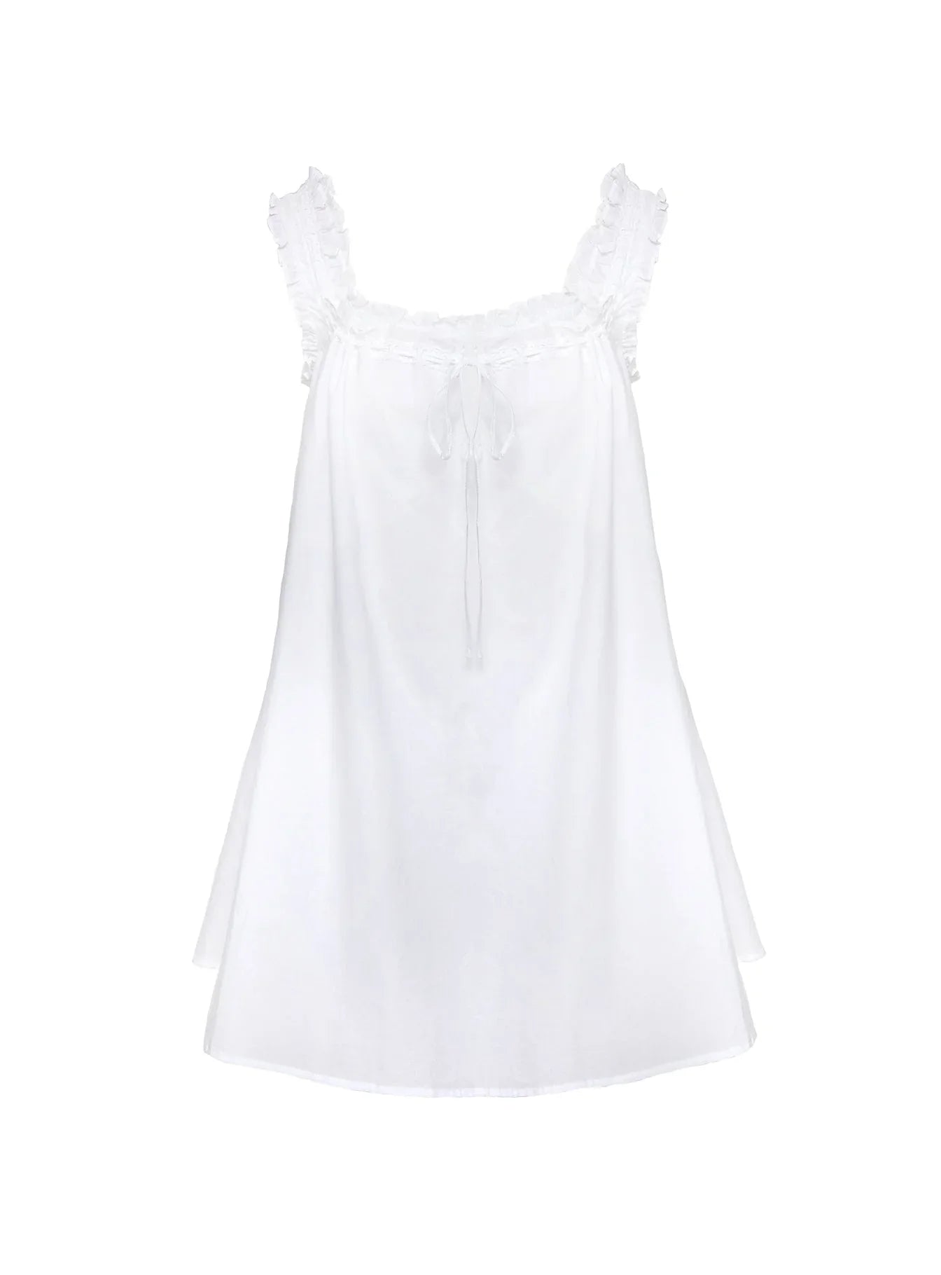 Swing Mini Dress White Tall