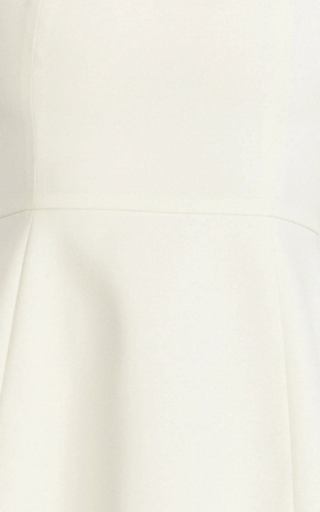 Zinnia Mini Dress - Square Neck Tulip Dress in White