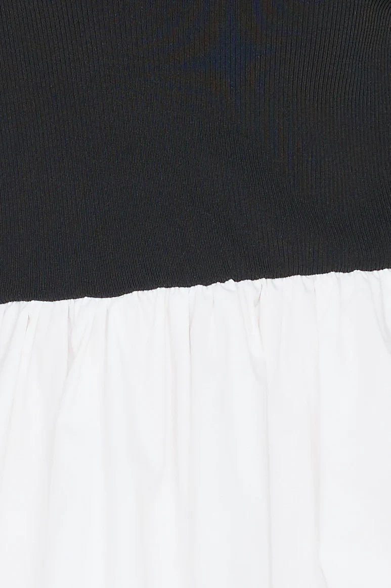 Cotton Clouds One Shoulder Mini Dress White