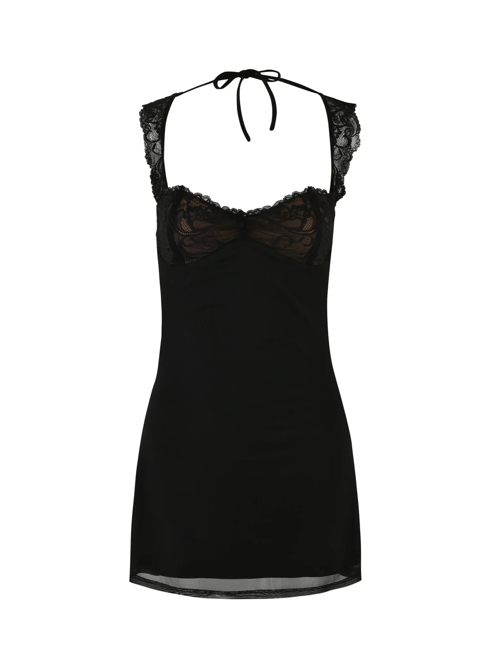 NYOMI MINI DRESS - BLACK