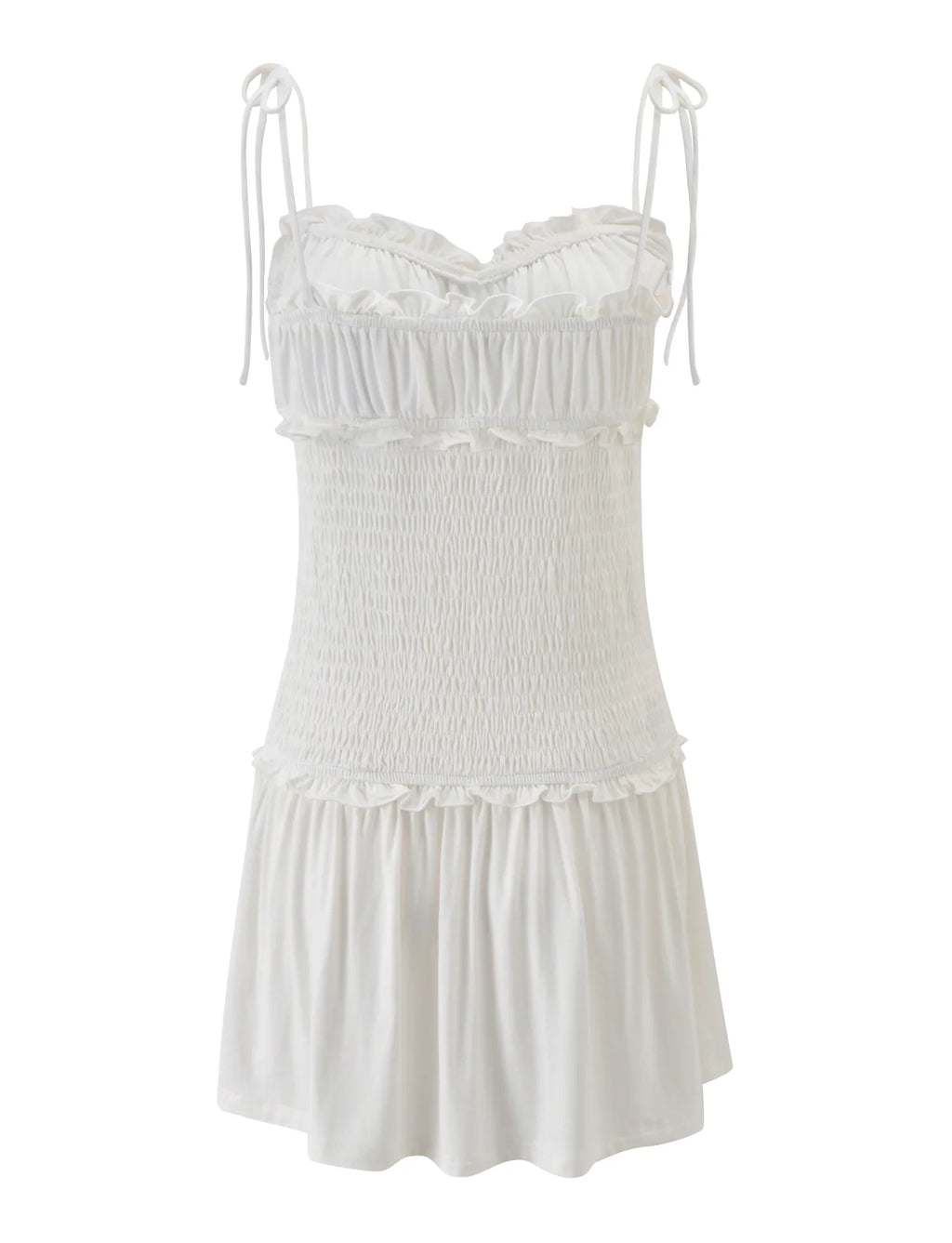 SAFIRA MINI DRESS - WHITE