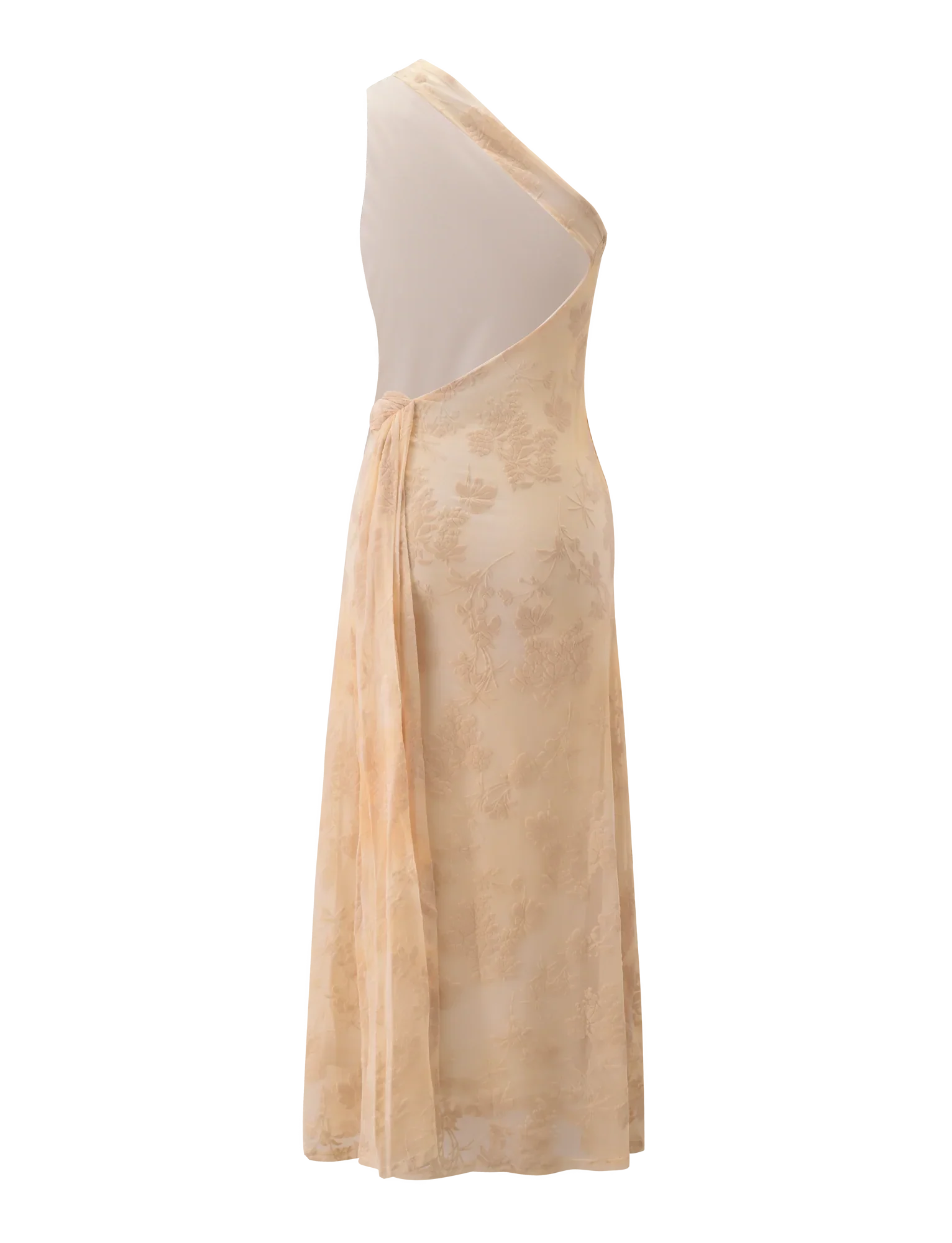 CHARLYSE ONE SHOULDER MAXI DRESS - BUTTER YELLOW