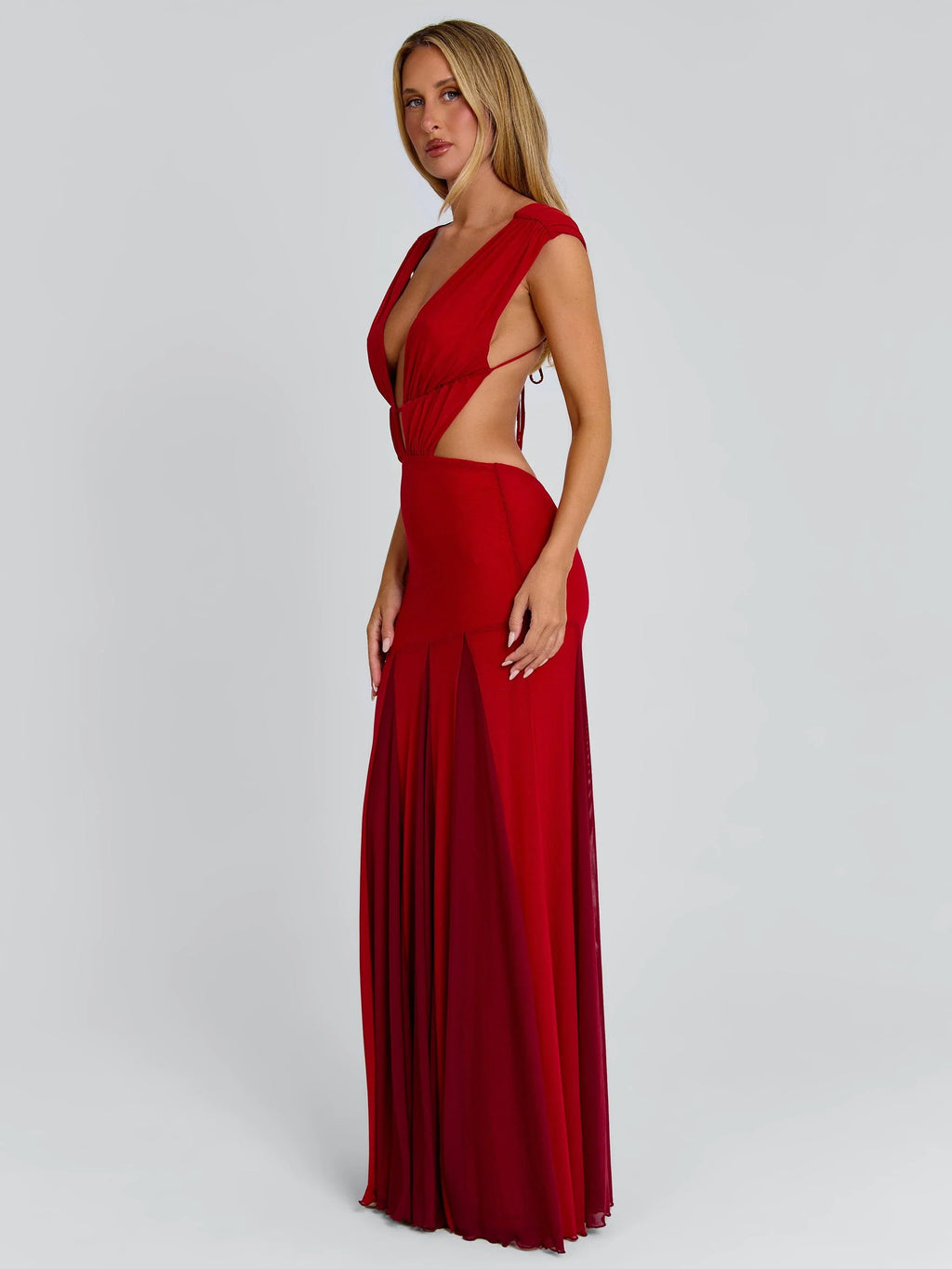 THESSA MAXI DRESS RED