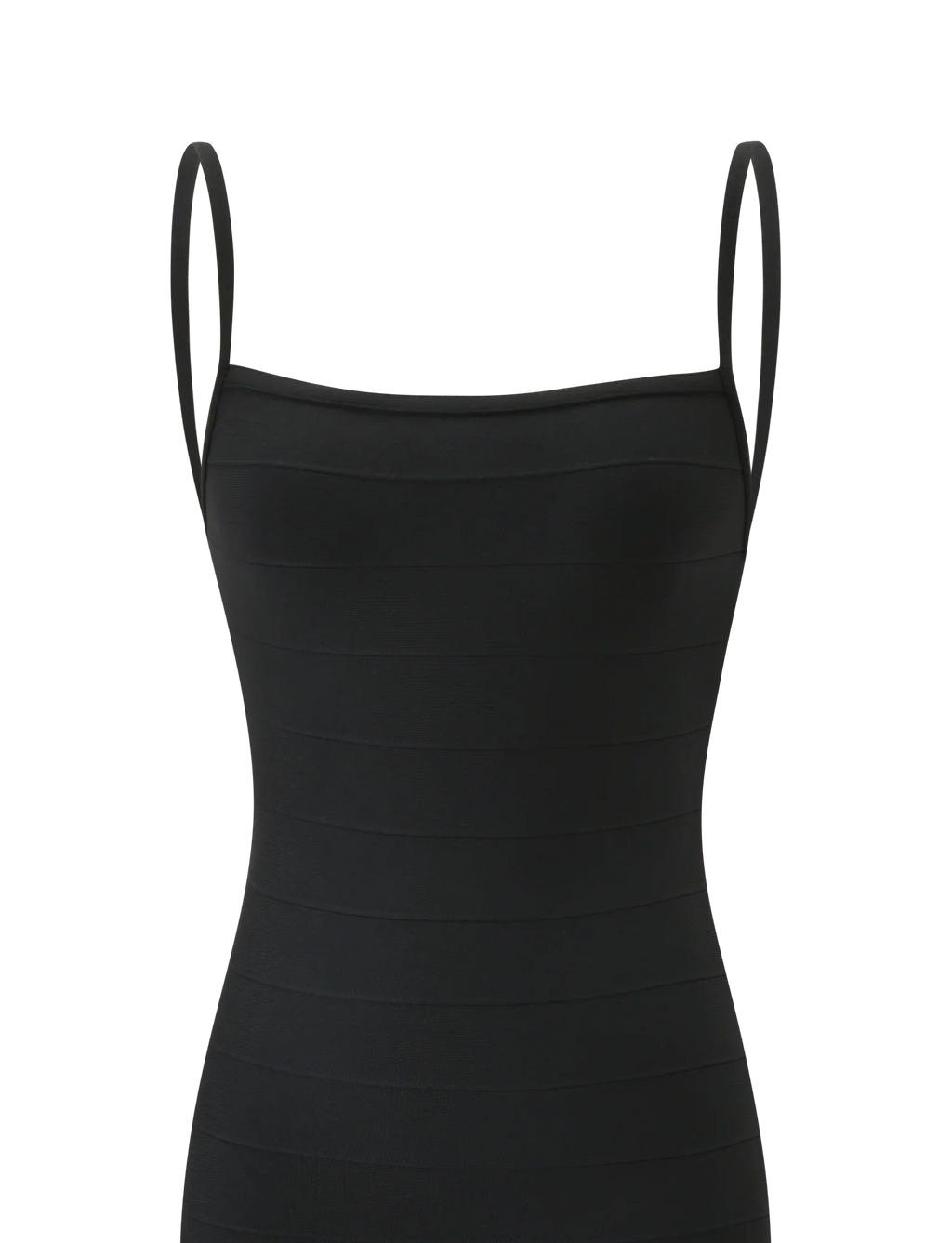 MIDORI MIDI BANDAGE DRESS - BLACK