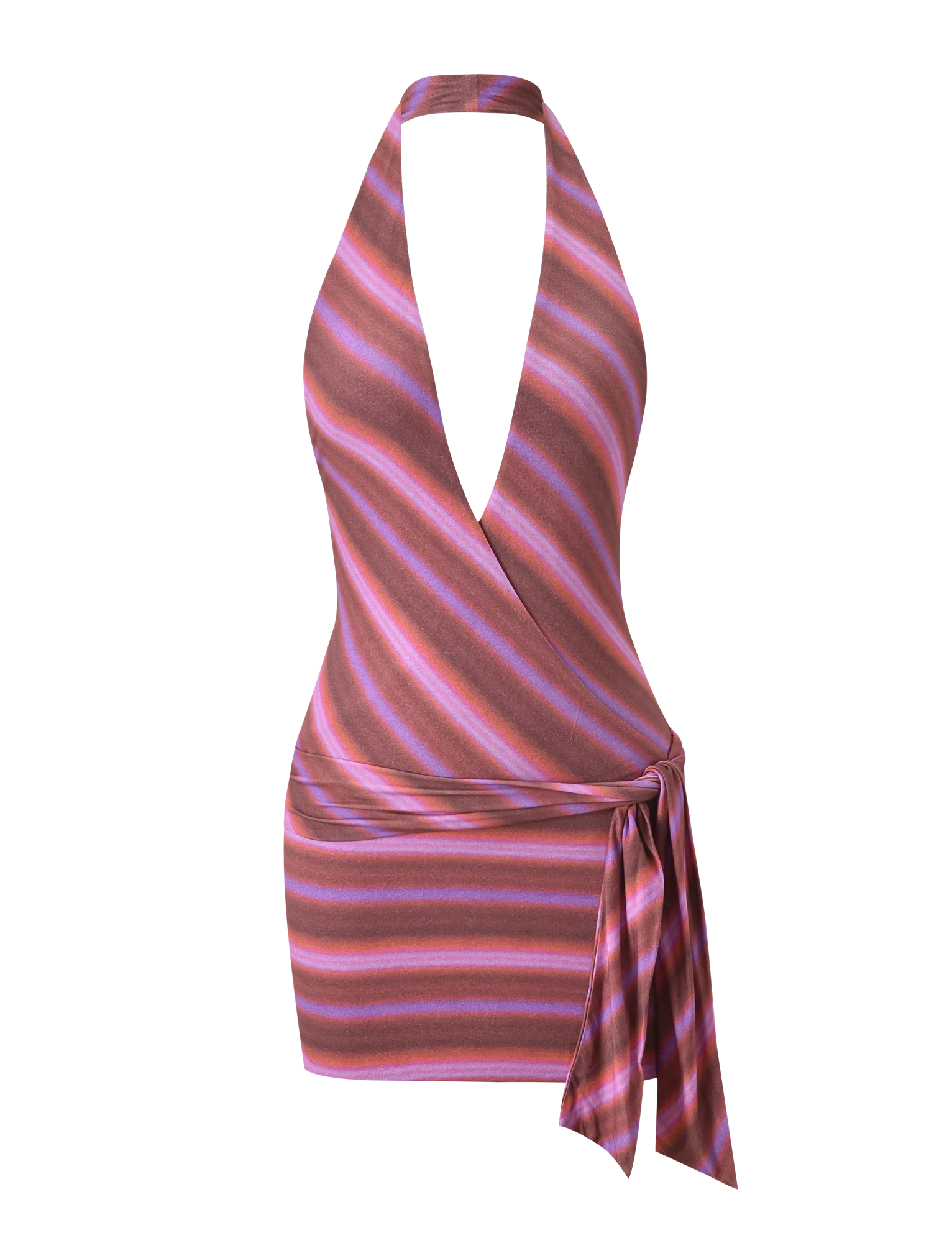 SORRENTO MINI DRESS - DUSK OMBRE STRIPE