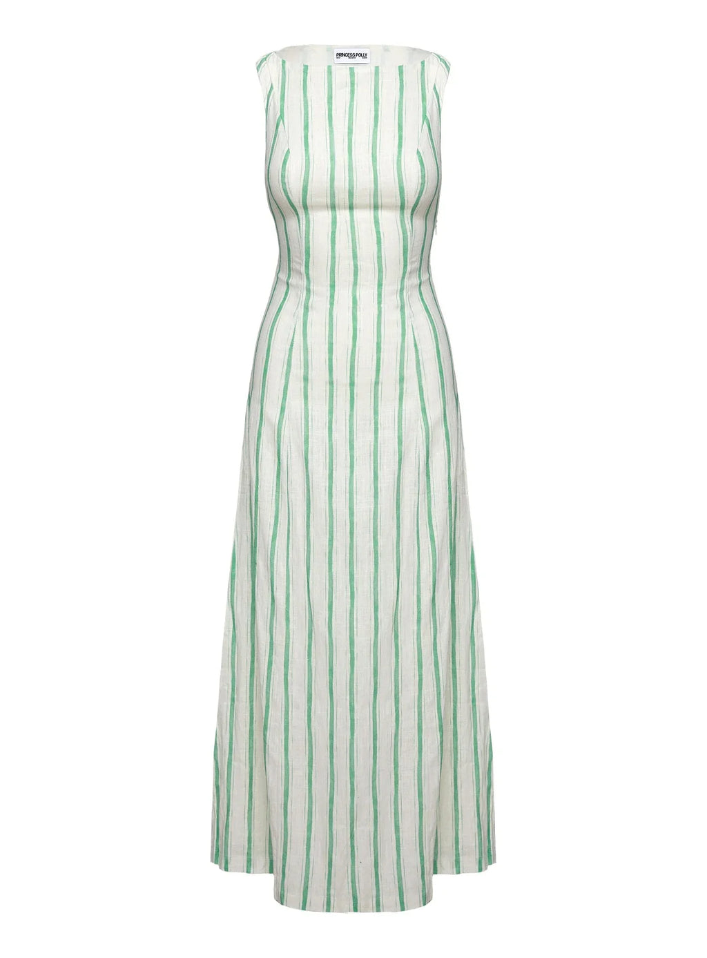 Lewisa Maxi Dress Green Stripe