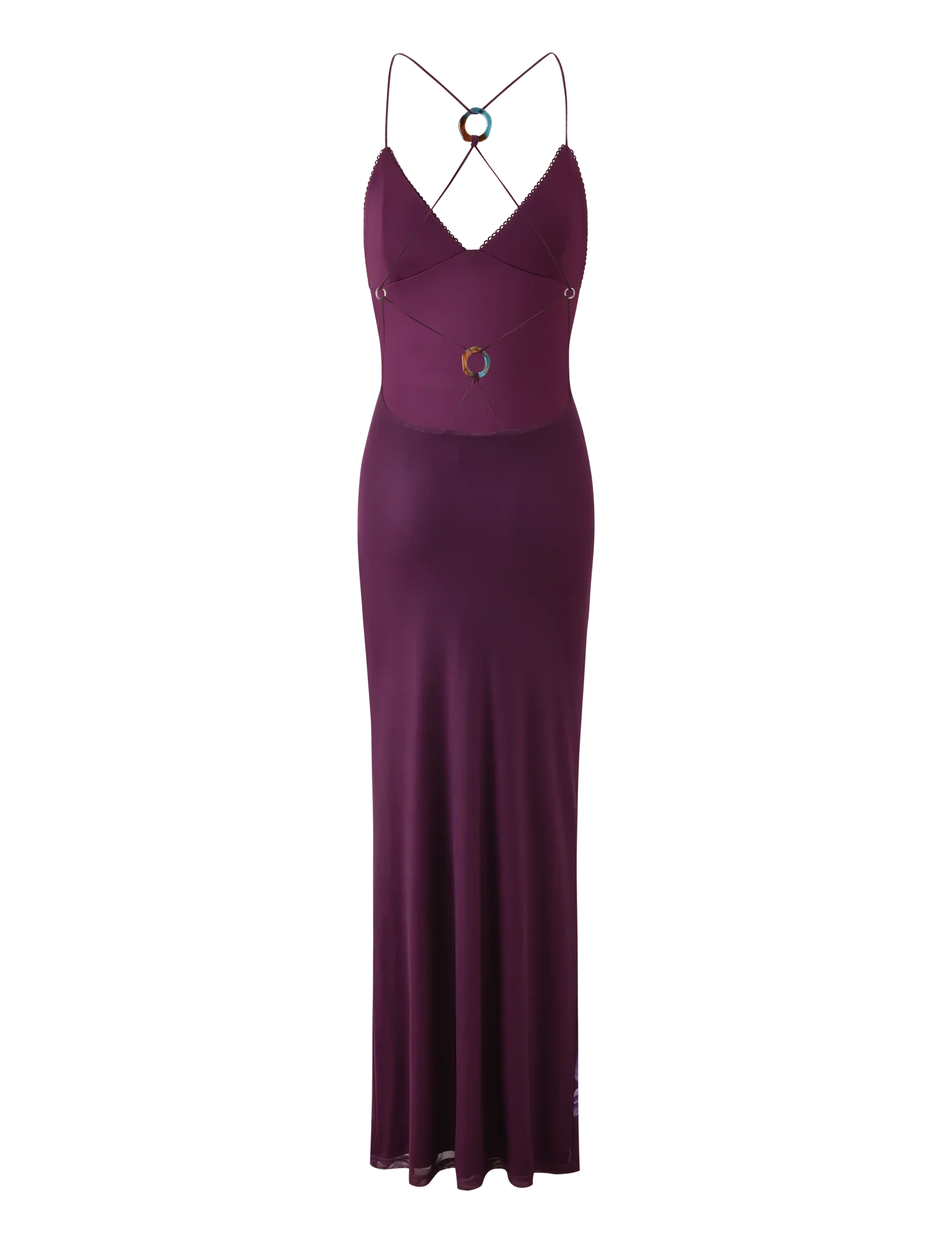 ORIELLE MAXI DRESS - PLUM ORCHID