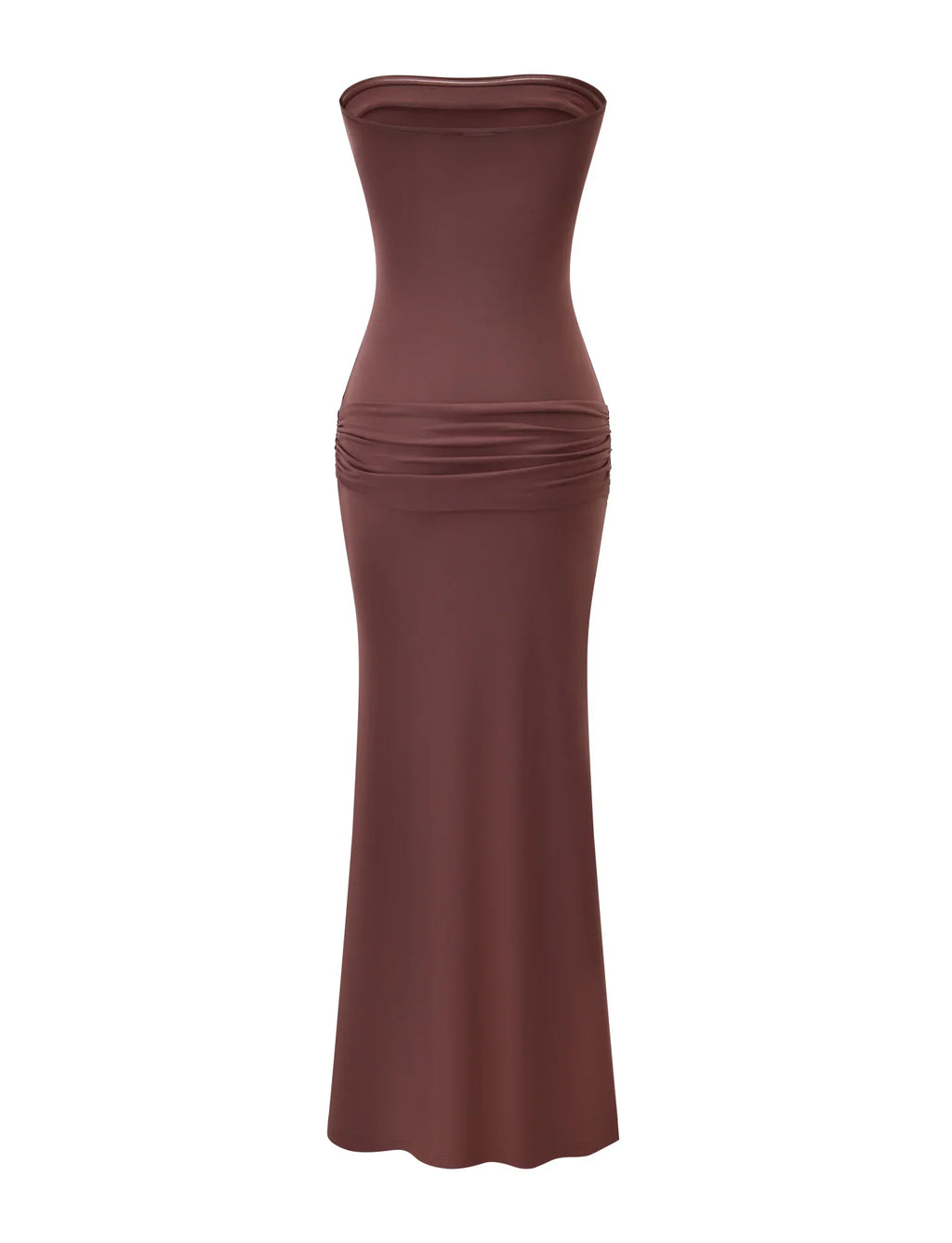 EOS SEQUIN TUBE MAXI DRESS - CINNAMON CHOCOLATE