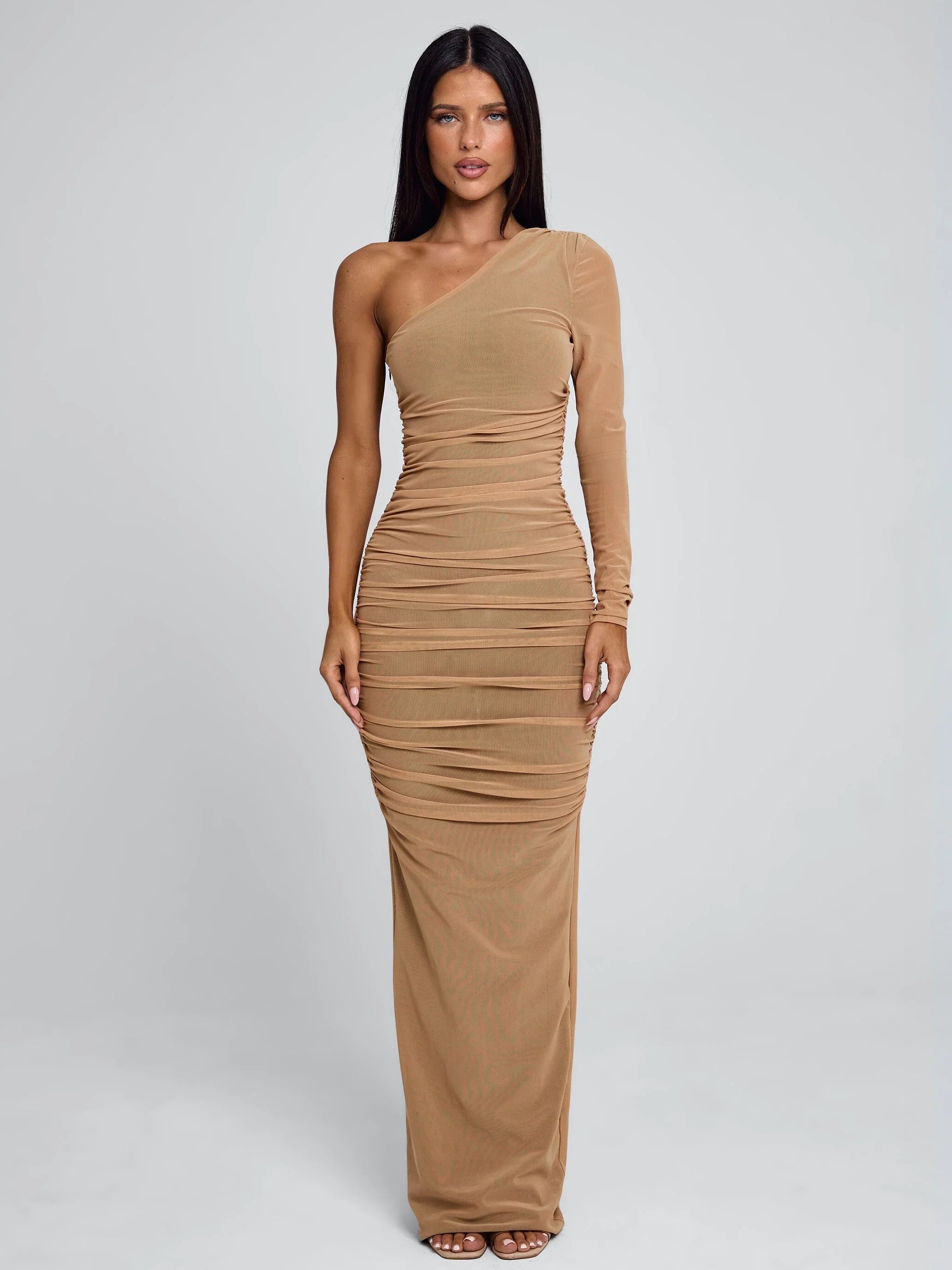 REVA MAXI DRESS TAN