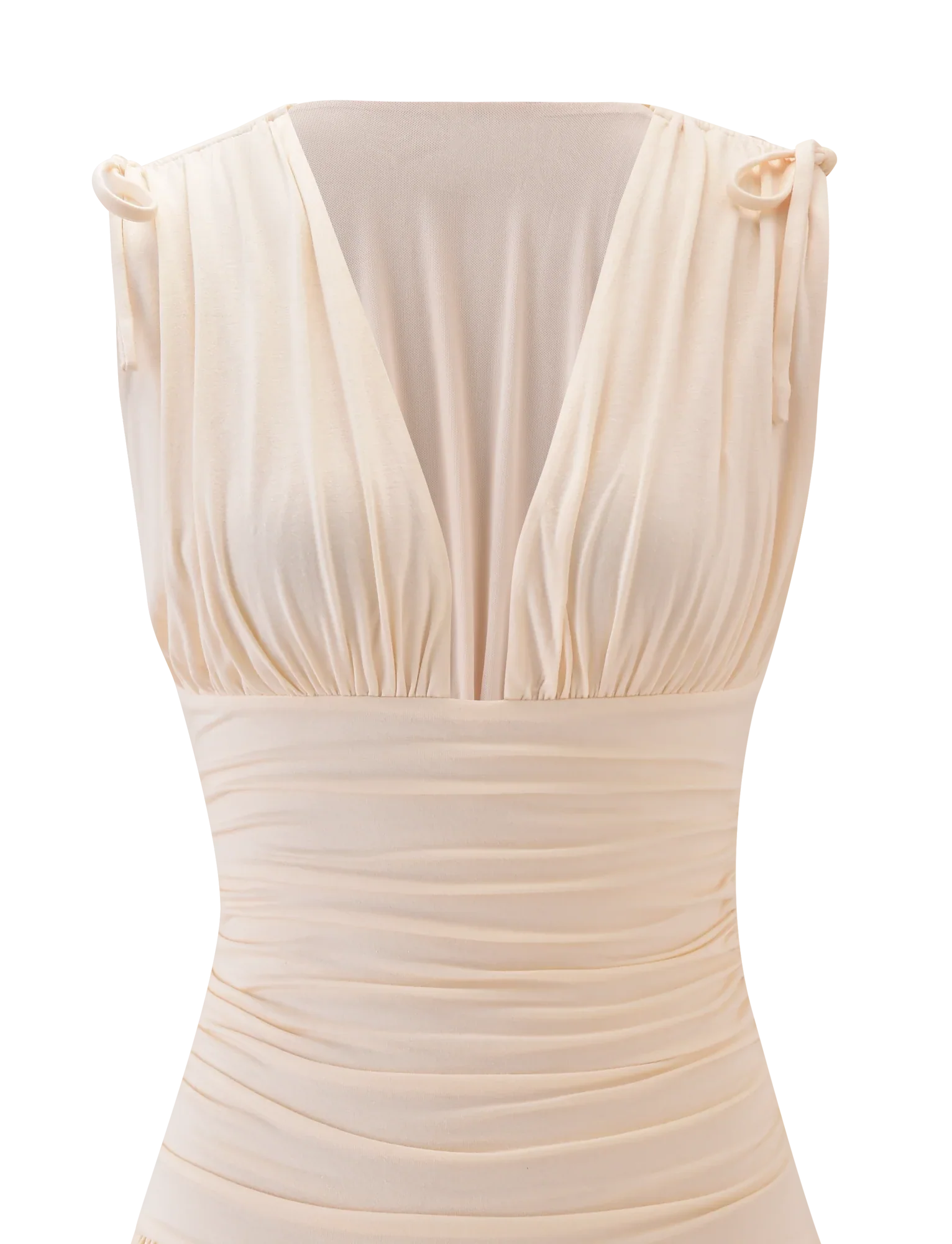 HALONA MINI DRESS - CREAM