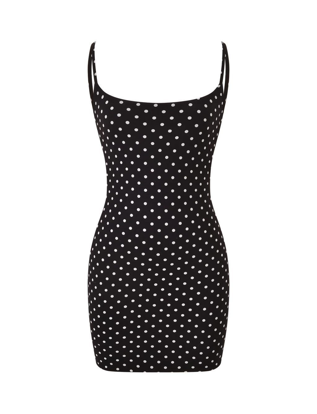 MINERVA MINI DRESS 2.0 - BLACK POLKA DOT