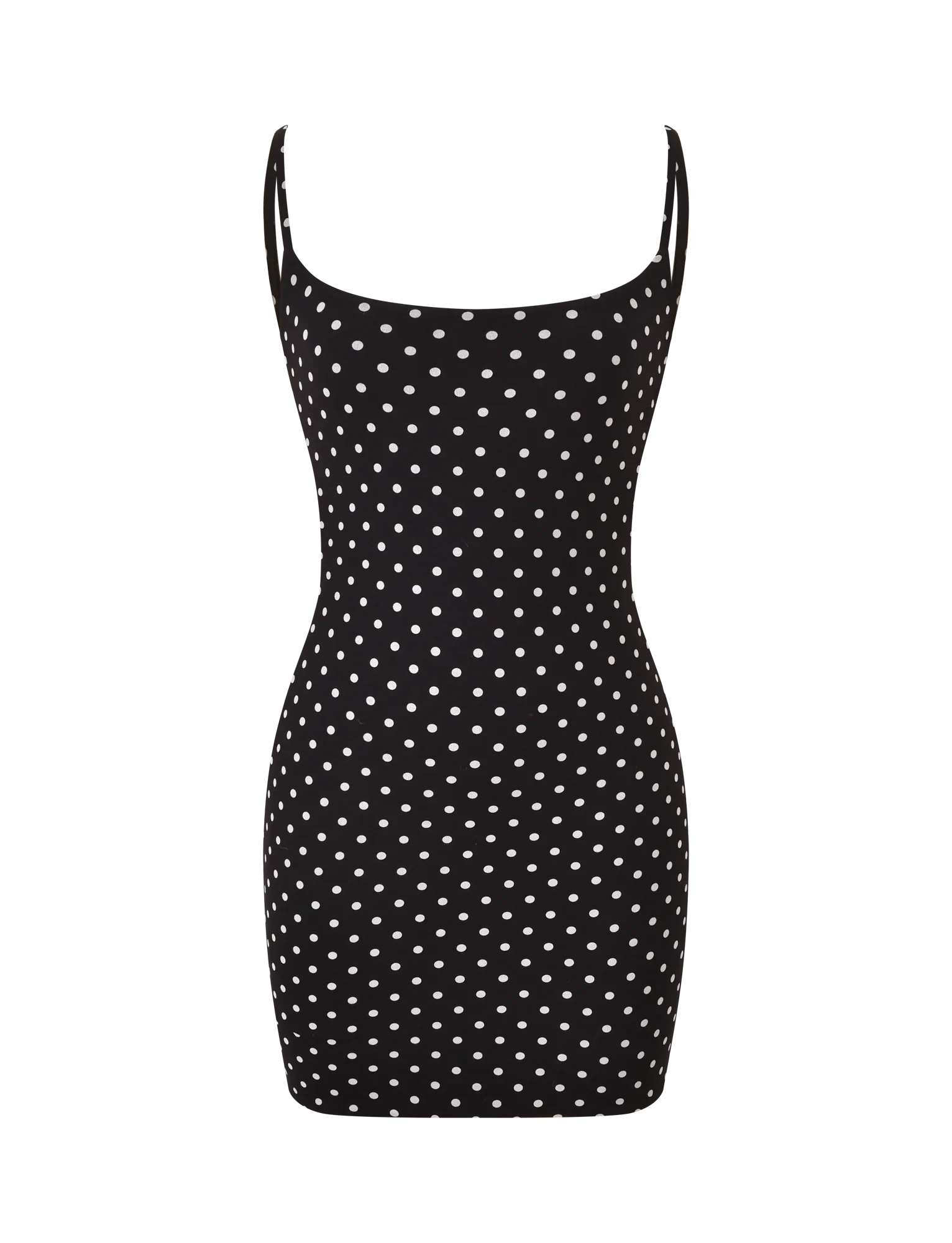 MINERVA MINI DRESS 2.0 - BLACK POLKA DOT