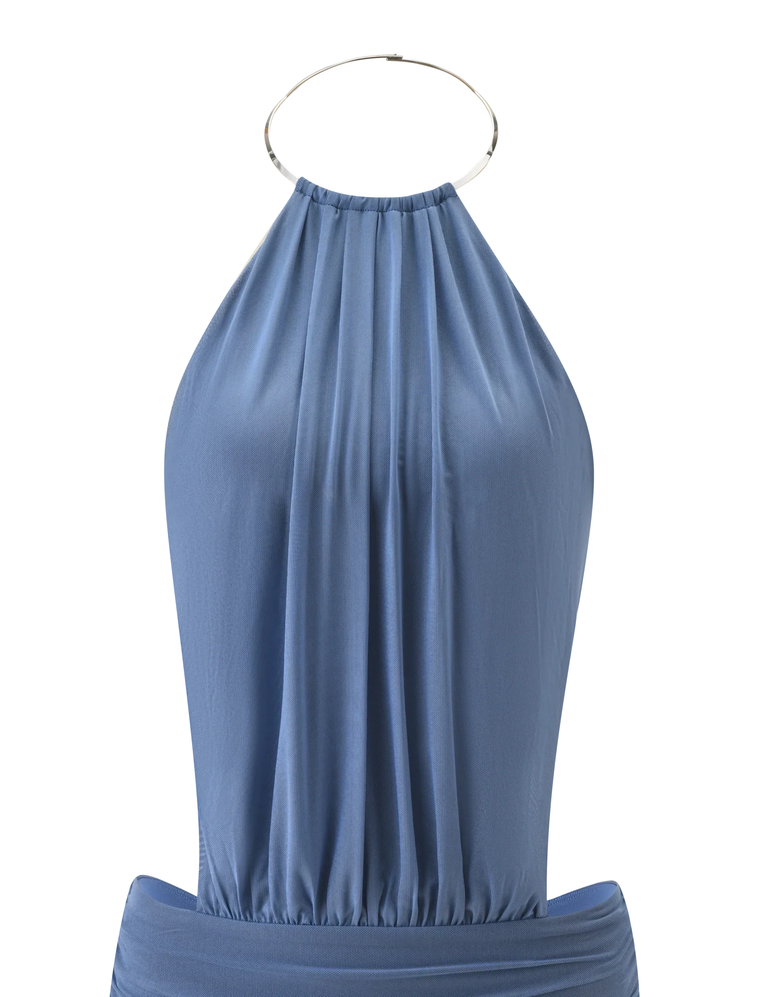 EVANNA MINI DRESS - SLATE BLUE