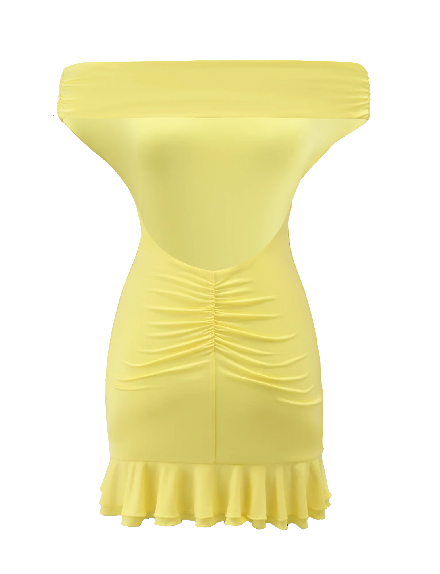 CLIA MINI DRESS - LEMON