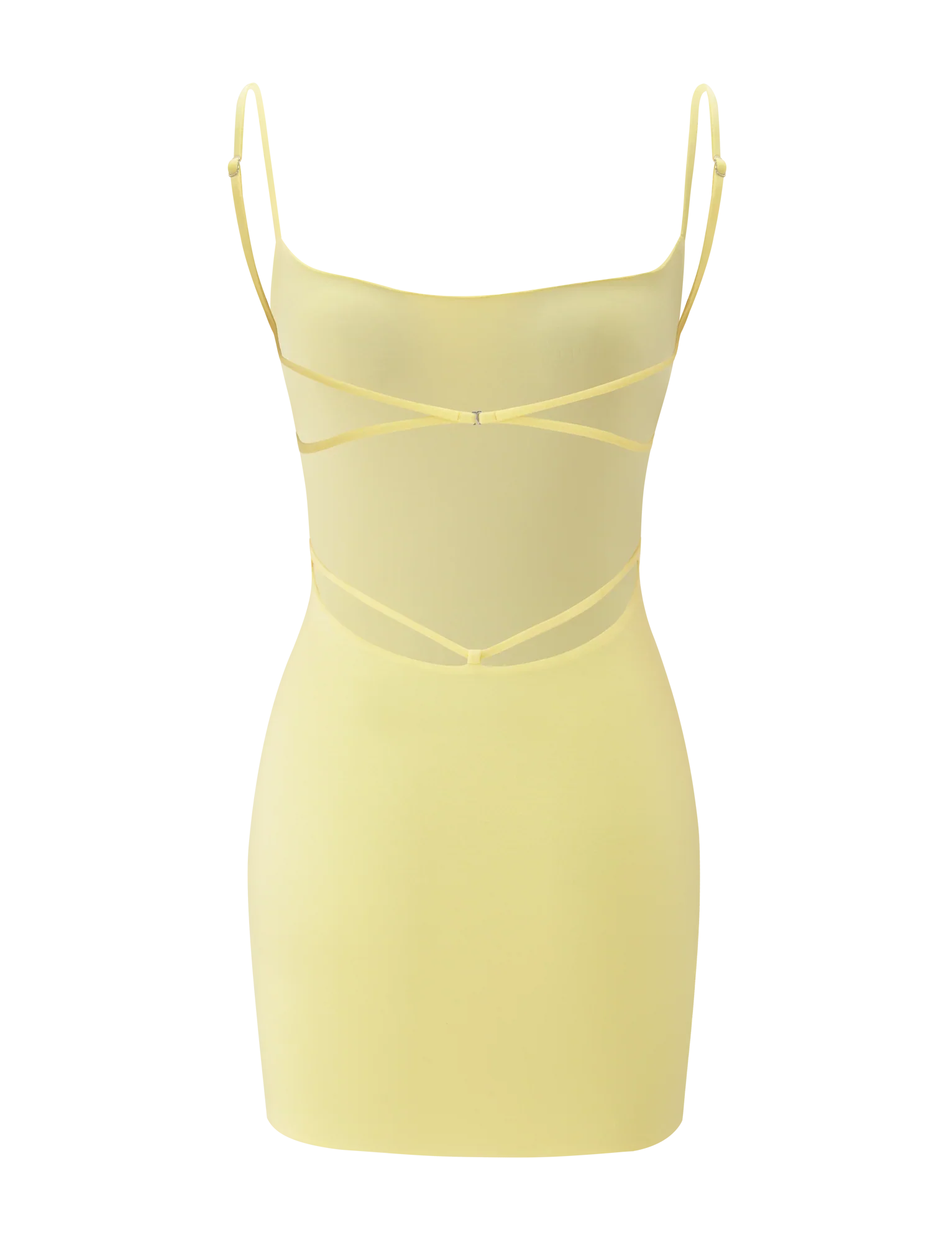 MINERVA MINI DRESS - BUTTER YELLOW