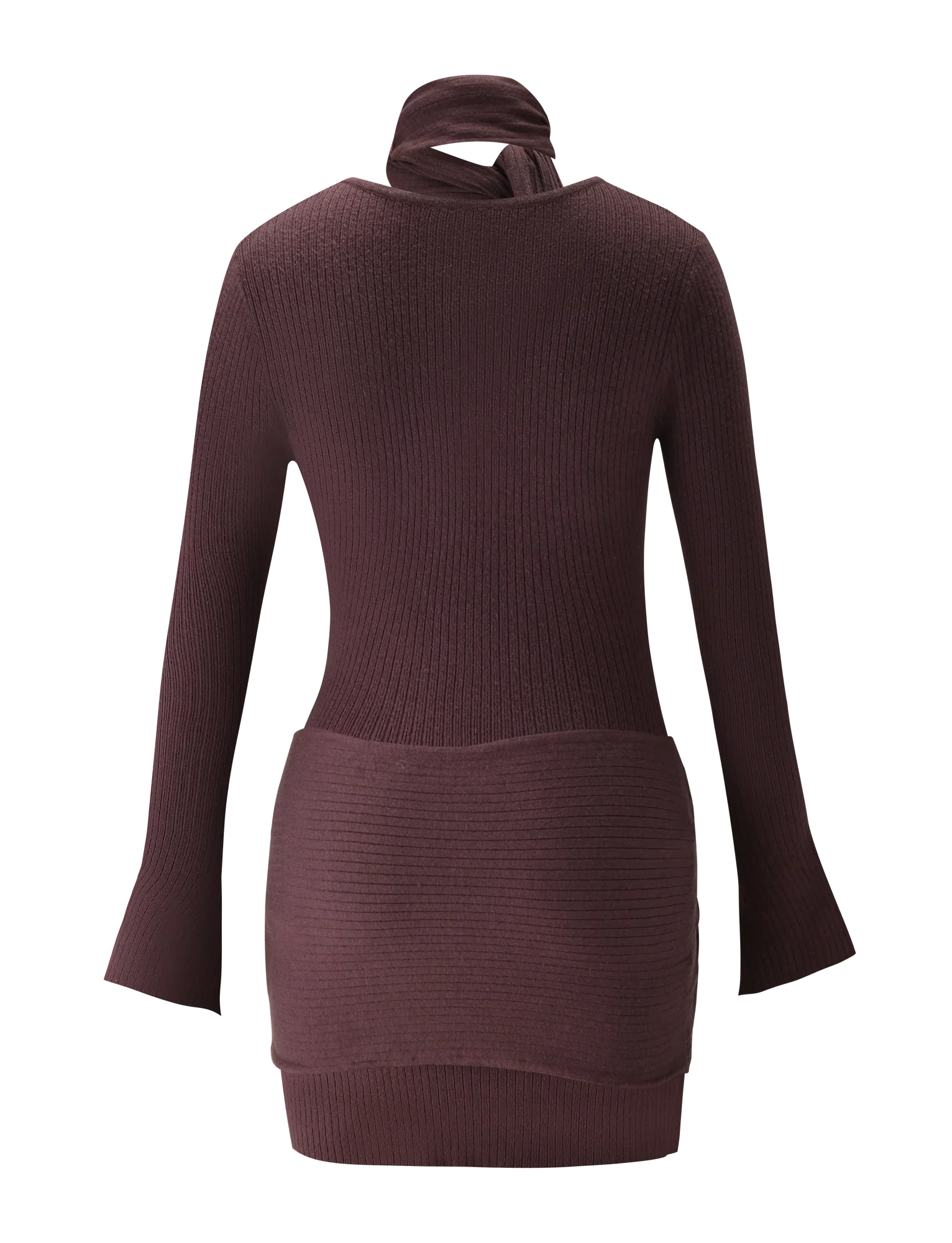 RENNER MINI DRESS - CHOCOLATE