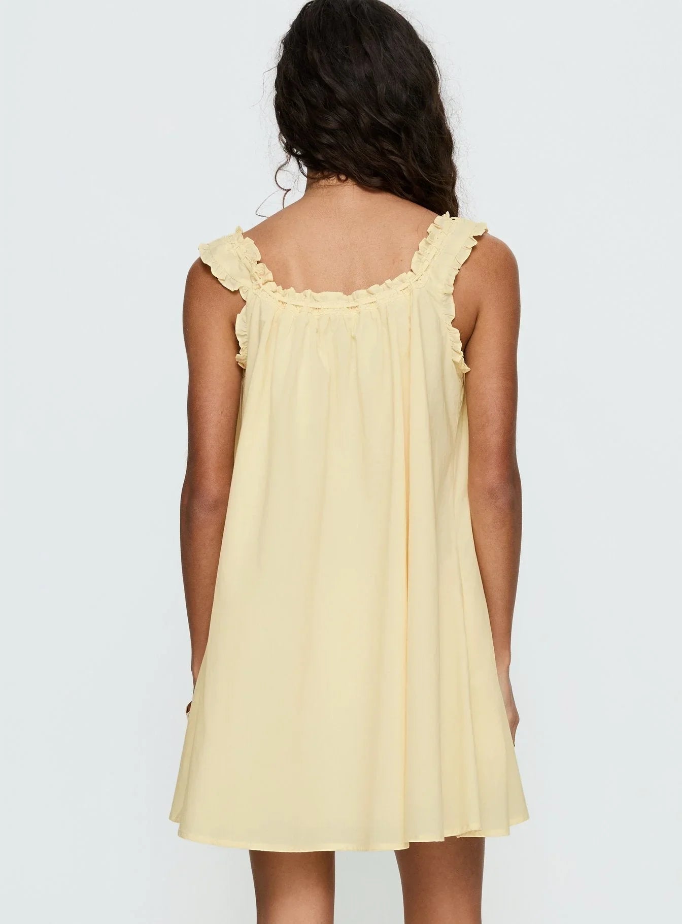 Swing Mini Dress Lemon