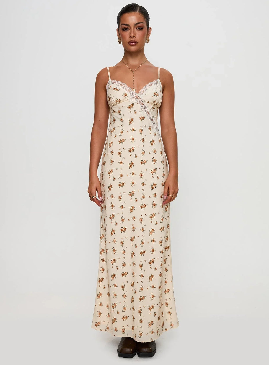 Madeleine Lace Maxi Dress Multi Floral