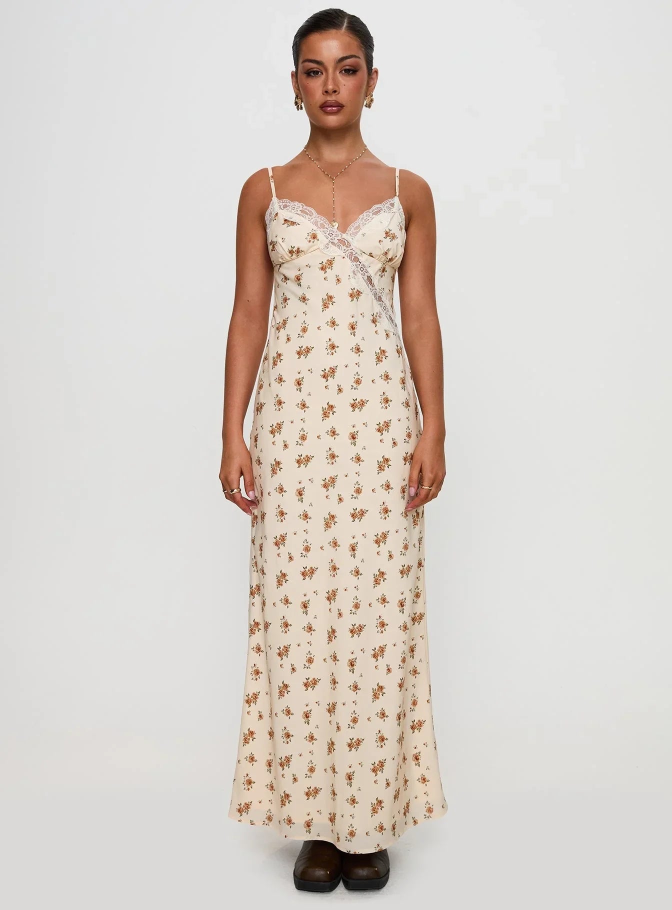 Madeleine Lace Maxi Dress Multi Floral