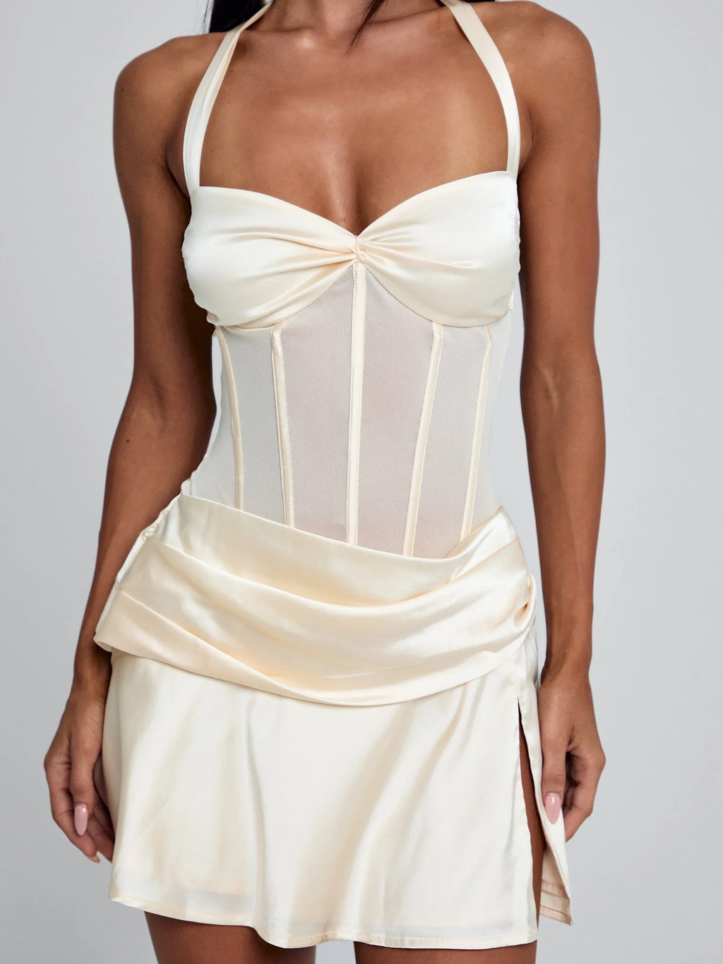 CARMIN MINI DRESS IVORY