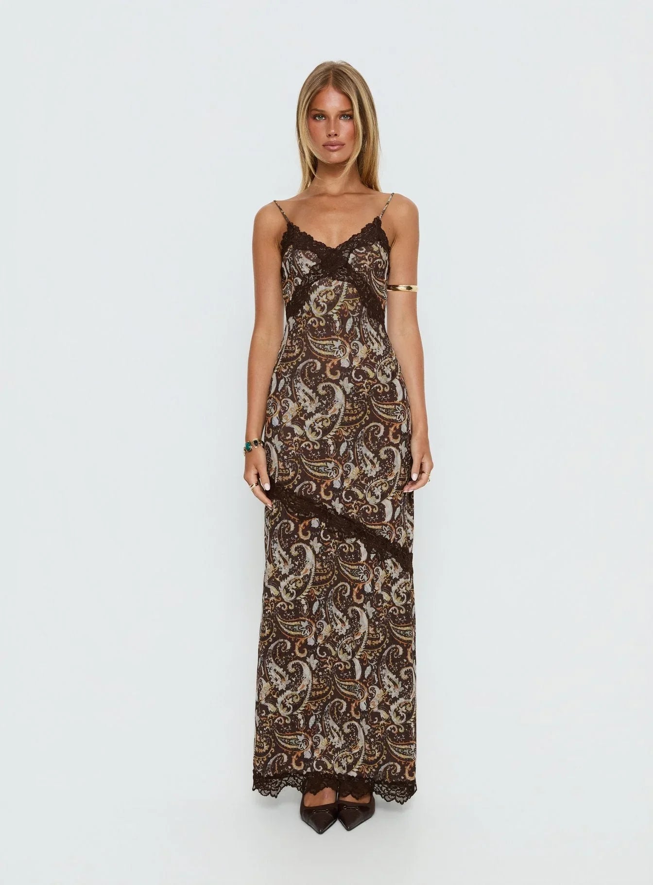 Musico Lace Maxi Dress Paisley