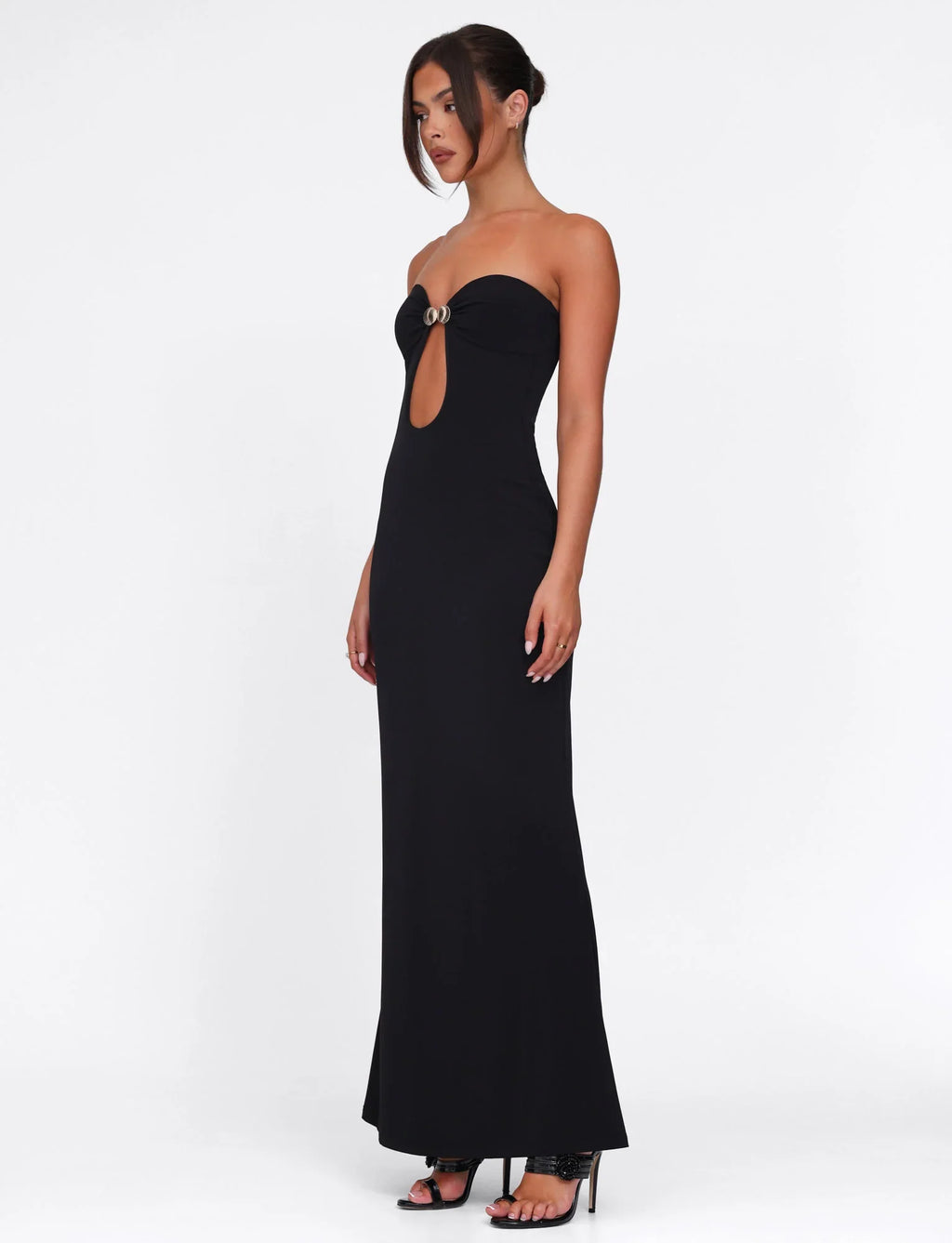 CECILY MAXI DRESS - BLACK