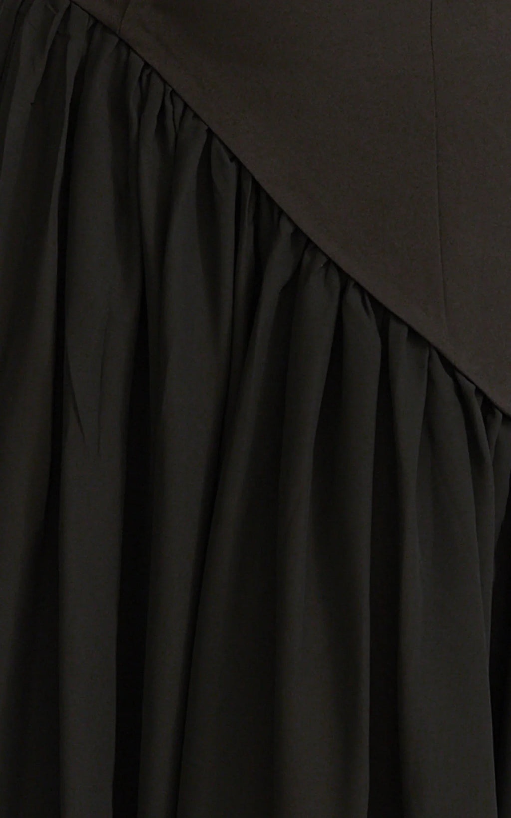 Calla Maxi Dress - Halter Neck Asymmetric Dropped Waist Dress in Black