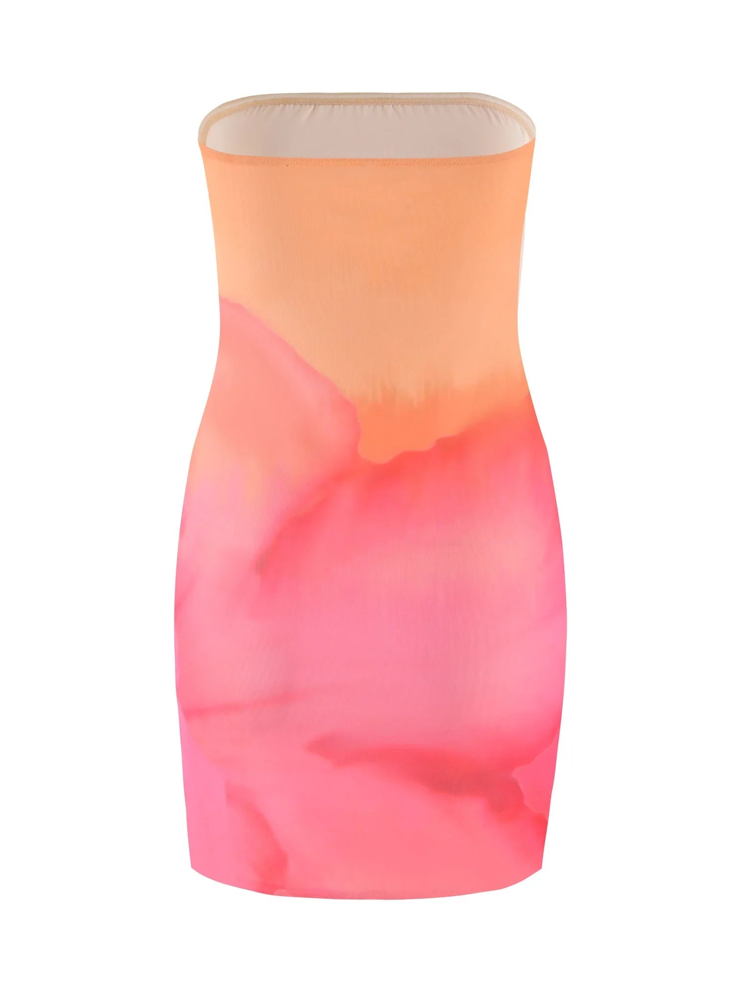 CHER MINI DRESS - PINK : MACRO FLORAL : PINK HIBISCUS
