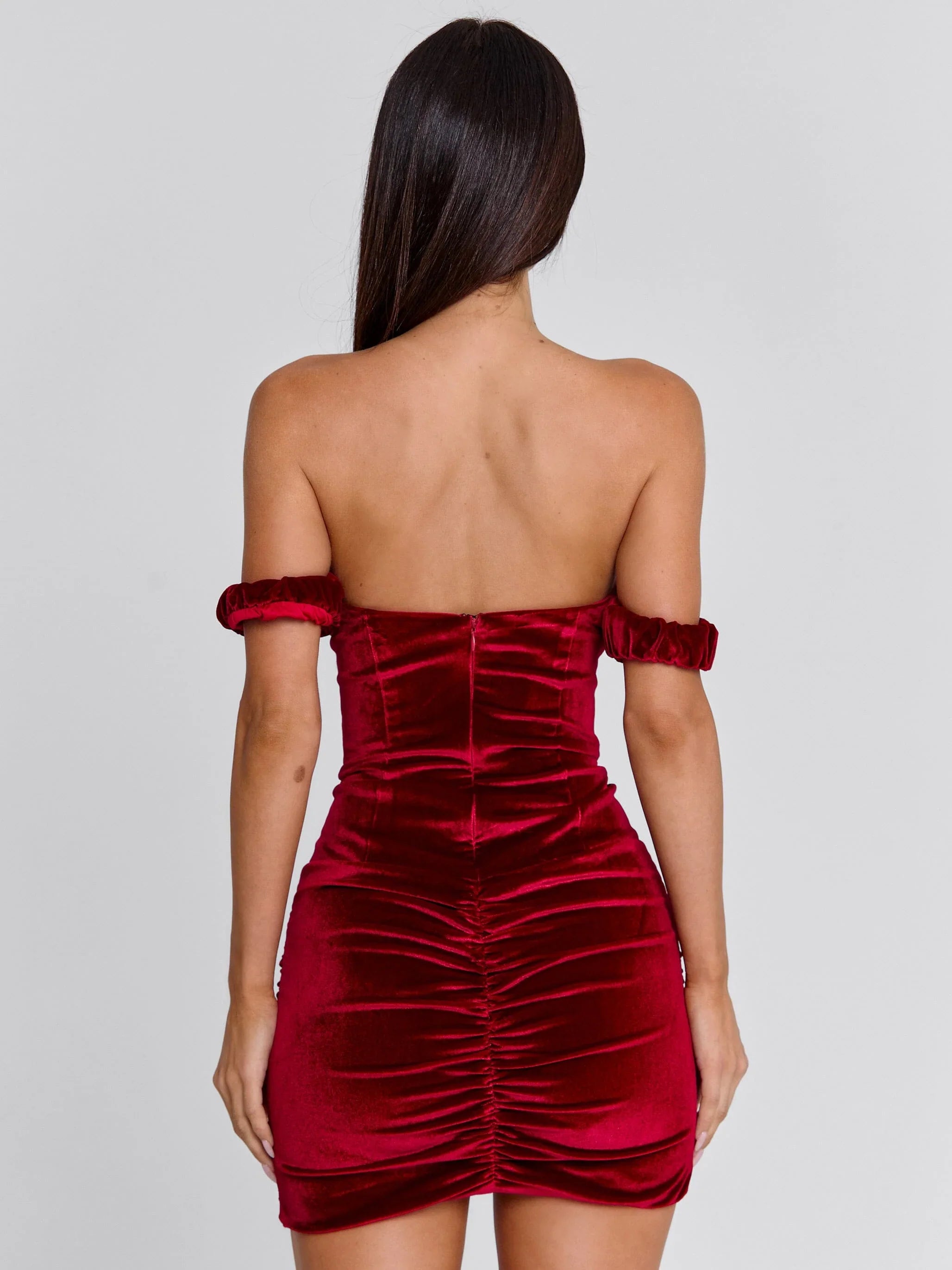 NARNIE MINI DRESS RED