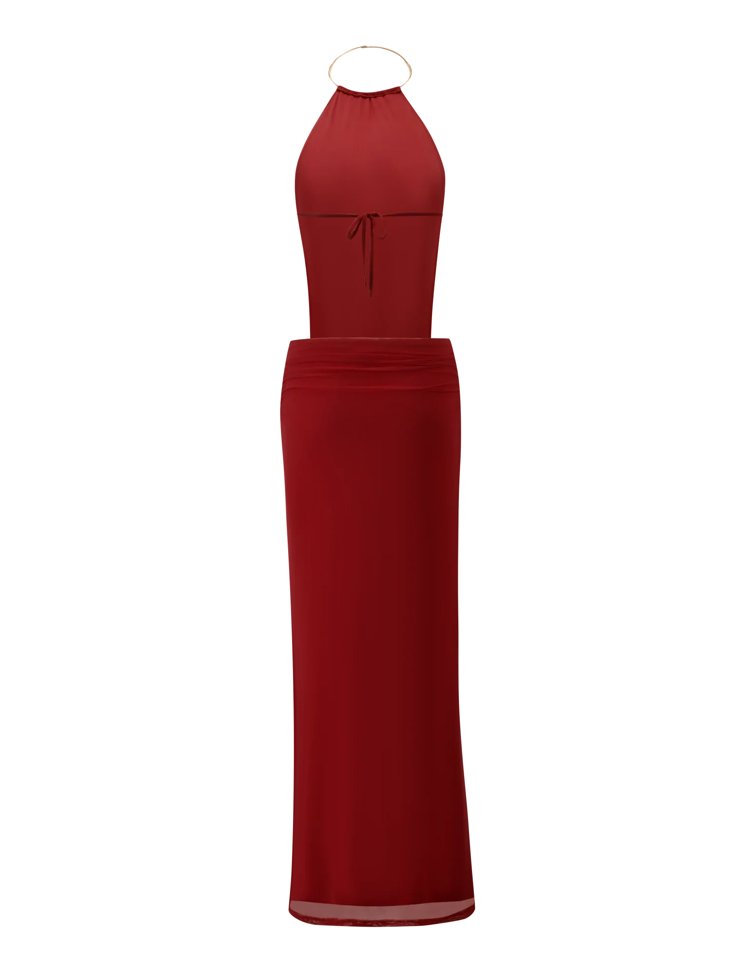 EVANNA MAXI DRESS - RED