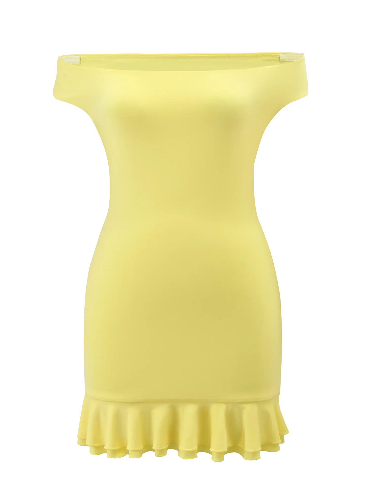 CLIA MINI DRESS - LEMON