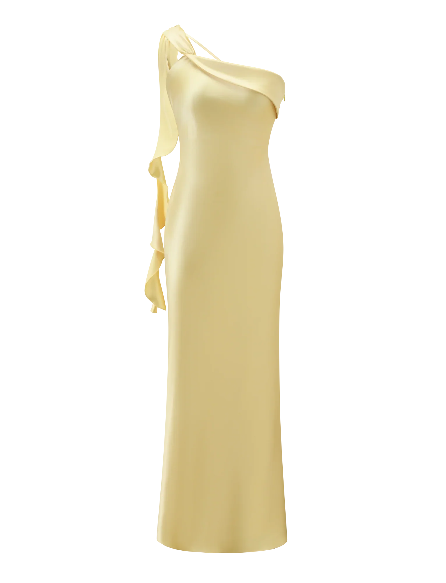 RAINEY MAXI DRESS - BUTTER YELLOW