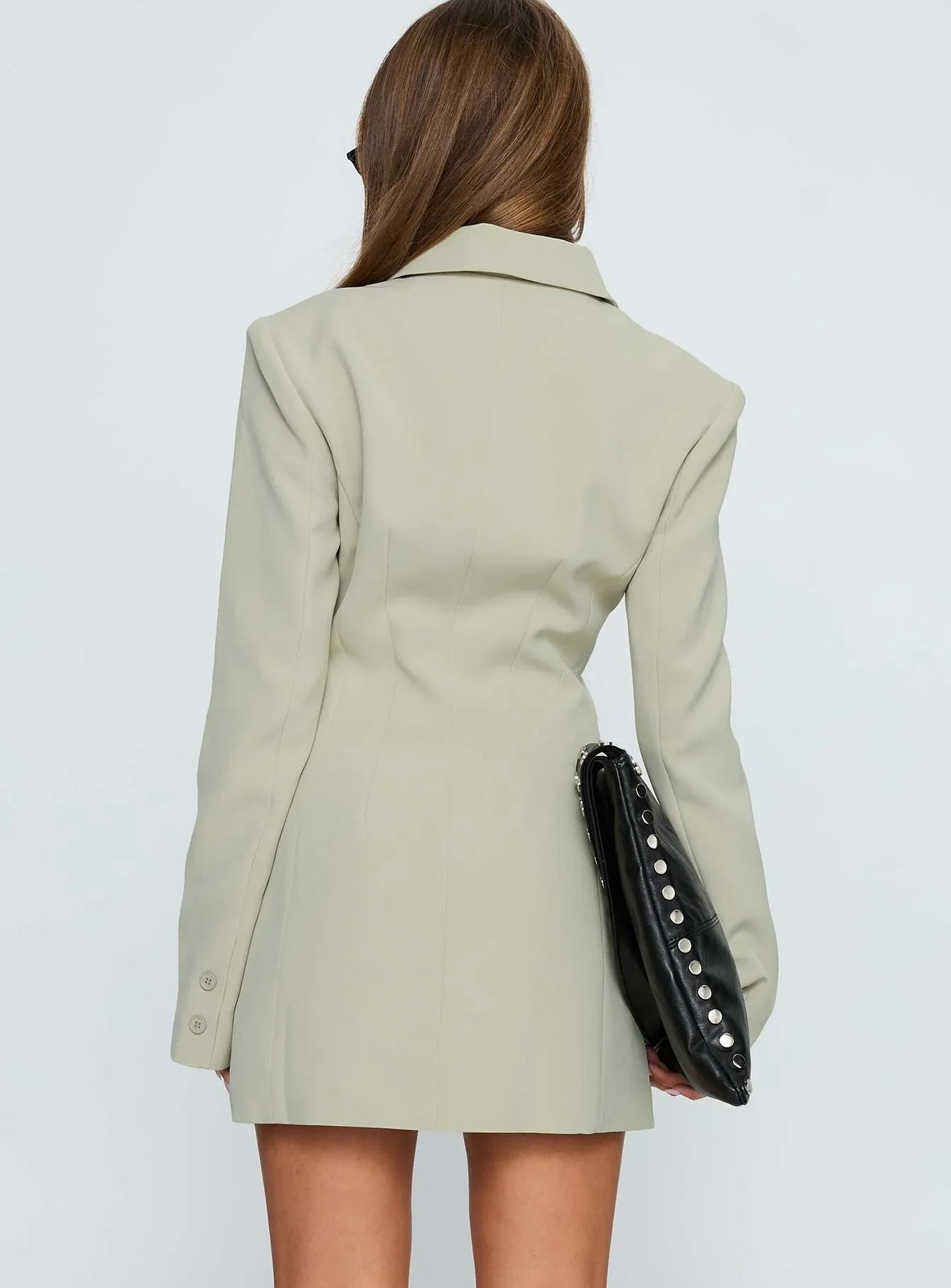 Cheri Long Sleeve Mini Dress Matcha